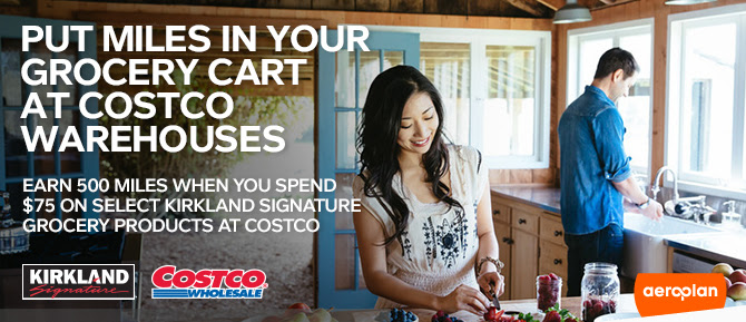 Introducing Aeroplan miles on select grocery products at Costco