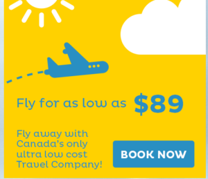 NewLeaf Travel Company – Flights across Canada starting from $89 CAD one-way