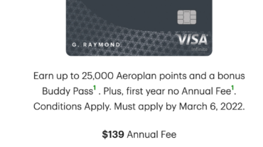 TD Aeroplan Visa Infinite Card – First Year Fee, Earn 25K Aeroplan Miles + Buddy Pass – Ends March 6, 2022
