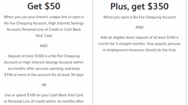 Simplii Financial – Highest Bonus for New clients! Earn up to $400